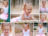 Modeling Photo Shoot with Gianna Grace for Adorable Ribbon Creations